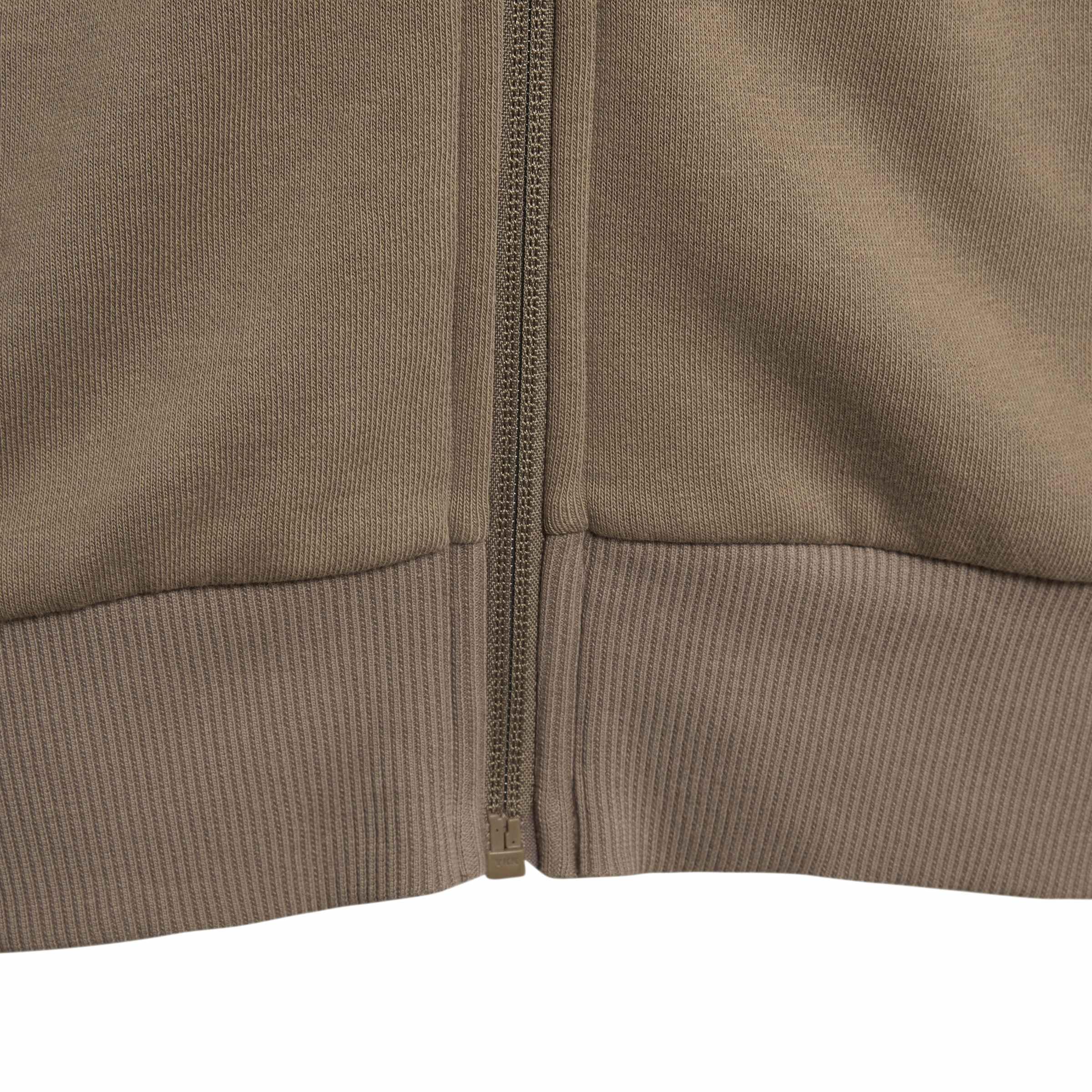 adidas Chlopcy Adidas Boys Slogan Fleece Hoodie Sweatshirt, Khaki Six, 13-14 Years