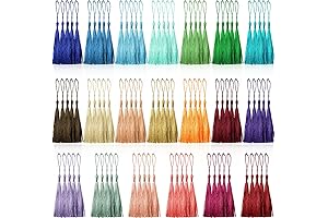 Creatrill 100 Pcs Soft Mini Tassels