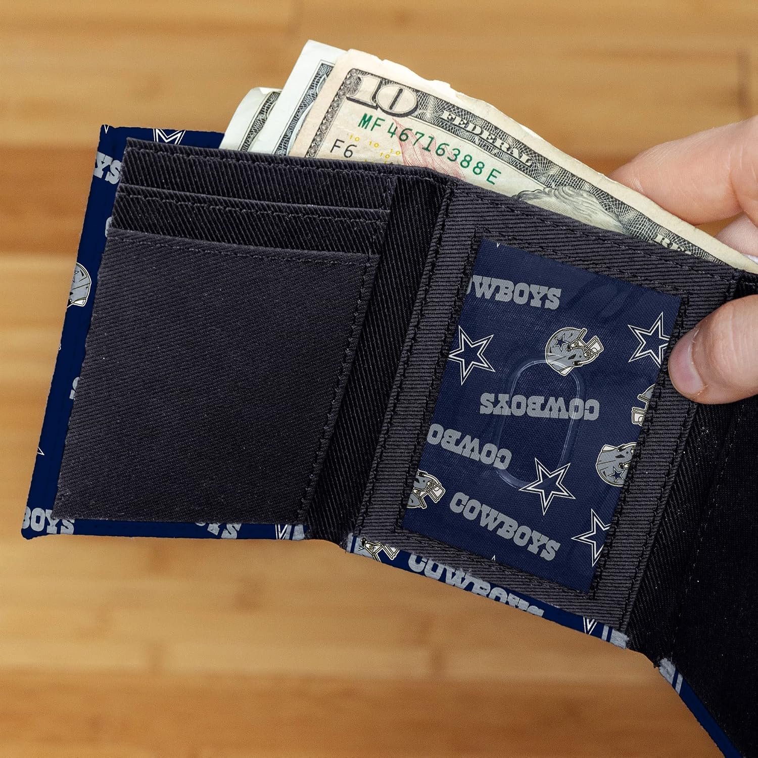 Rico Industries NFL Canvas Trifold Wallet – Great Accessory
