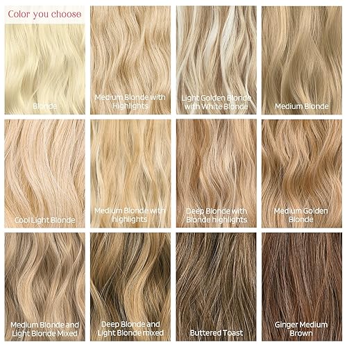 Miniatura 3 de HOOJIH Extensiones de cabello con alambre ajustable de 3 maneras rizadas onduladas con alambre invisible de 24 pulgadas 529oz extensiones secretas