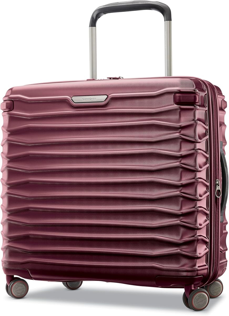 Equipaje Stryde 2 Hardside Expandible con Ruedas Dobles, Planeador Medio, Merlot