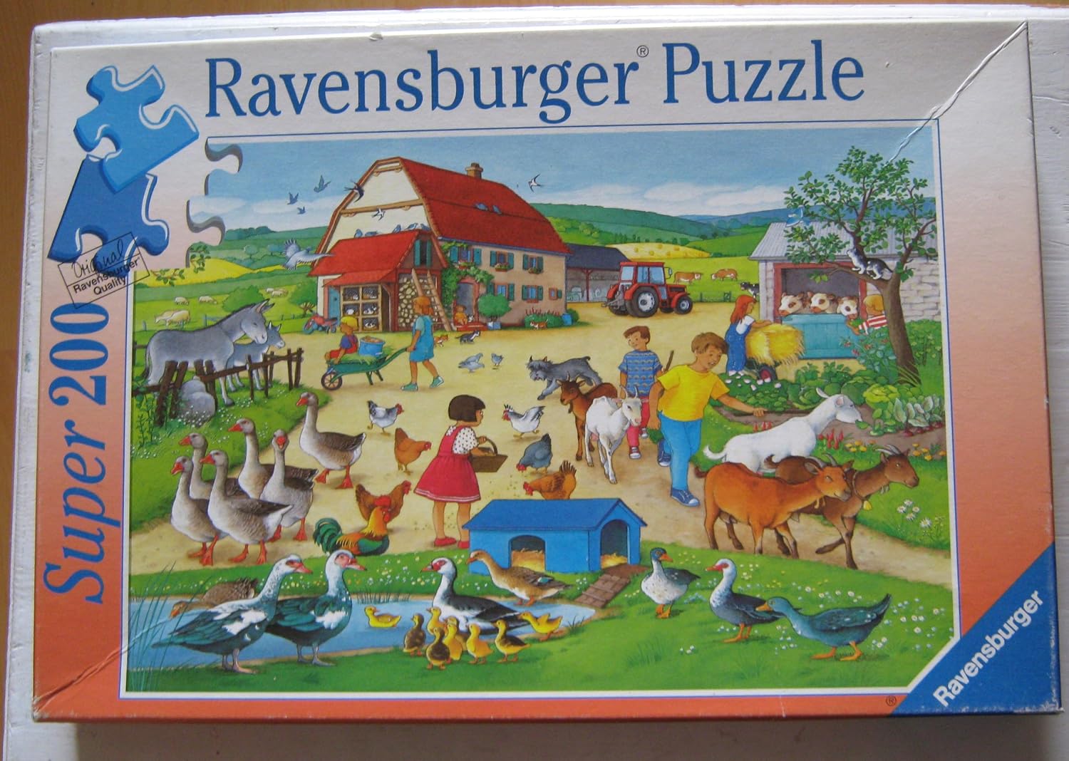 Ravensburger - Animales de Patio y Pradera, Rompecabezas de 200 Piezas ...