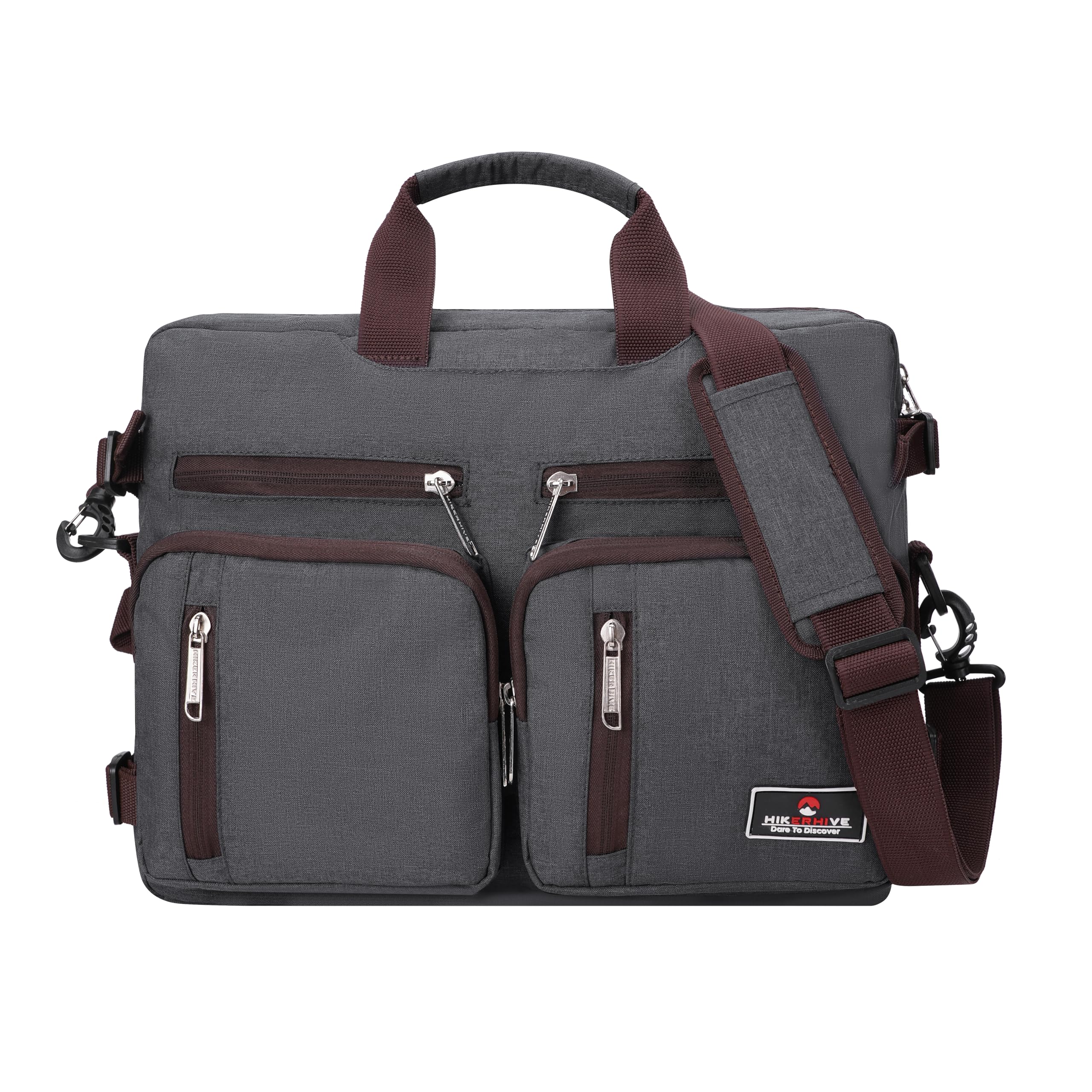 TRU-Hybrid Convertible Laptop Backpack - Versatile Backpack for Men and Women | Messenger Bag | Briefcase-image-10