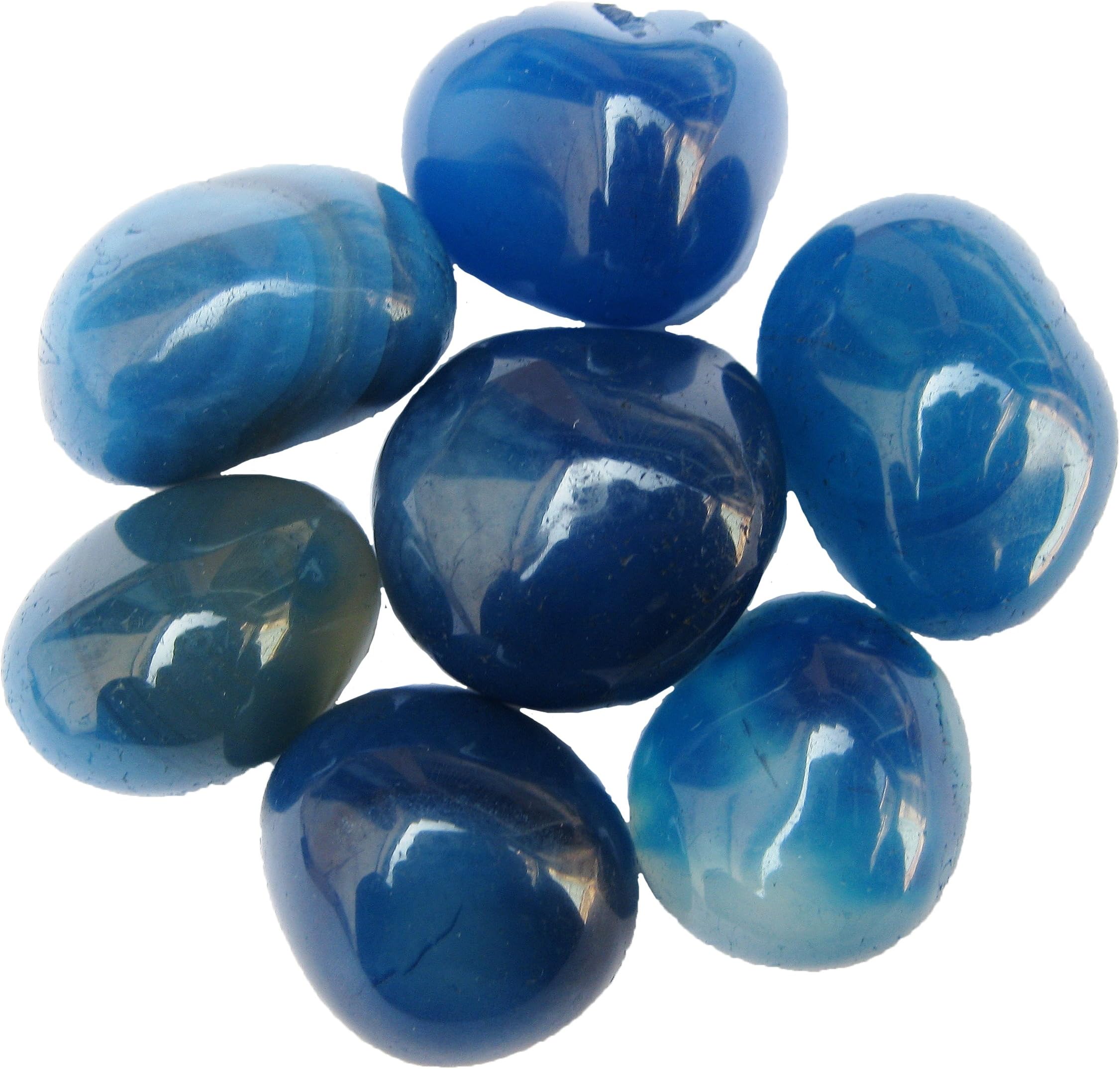 Prisha Blue Onyx Decorative Stone For Lawn,Pot&etc (2.2 Lbs)