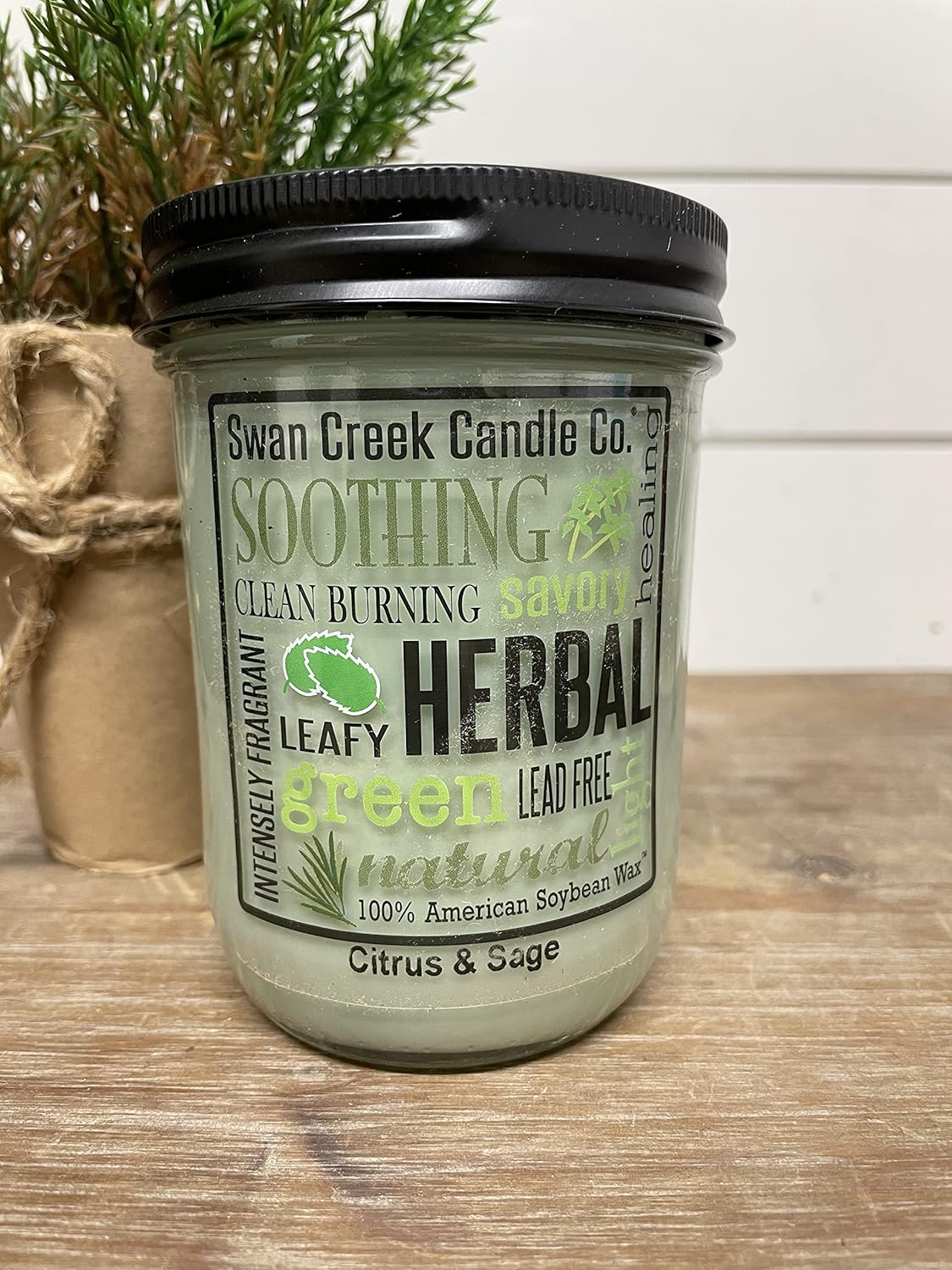 Swan Creek Candle Pantry 12 Oz Citrus & Sage