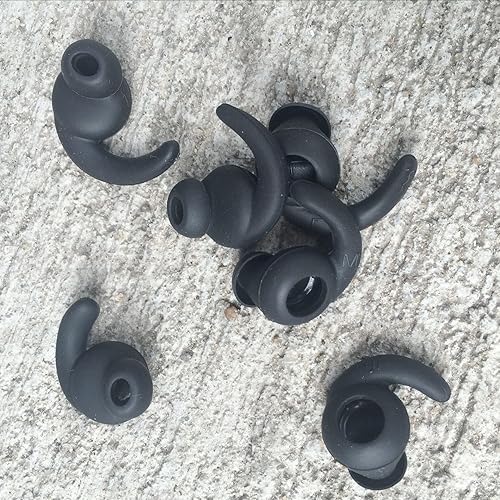 Miniatura 4 de 3 pares de ganchos de silicona Eartip Eartips auriculares auriculares compatibles con Synchros Reflect BT Sports auriculares inalámbricos Bluetooth