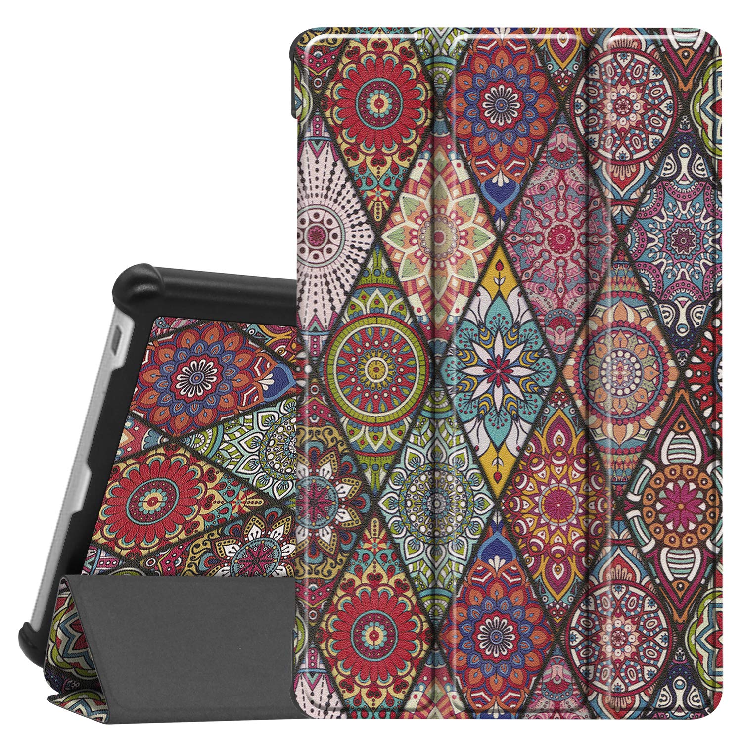 Case for Lenovo Tab M8 8.0'', Smart Case Trifold Stand Slim Lightweight Case Cover for LenovoTab M8 Gen 3 2022/Tab M8 HD LTE 2021/ Tab M8 HD/Smart Tab M8/Tab M8 FHD 2019 M8 8" Tablet Mandala
