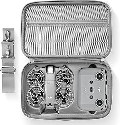 Custodia per DJI Neo 2 Borsa, Custodia PU Portatile per DJI Neo 2 Fly More Combo Accessori, Borsa da Trasporto per DJI Neo 2 Droni, per Drone Stoccaggio/Proteggere