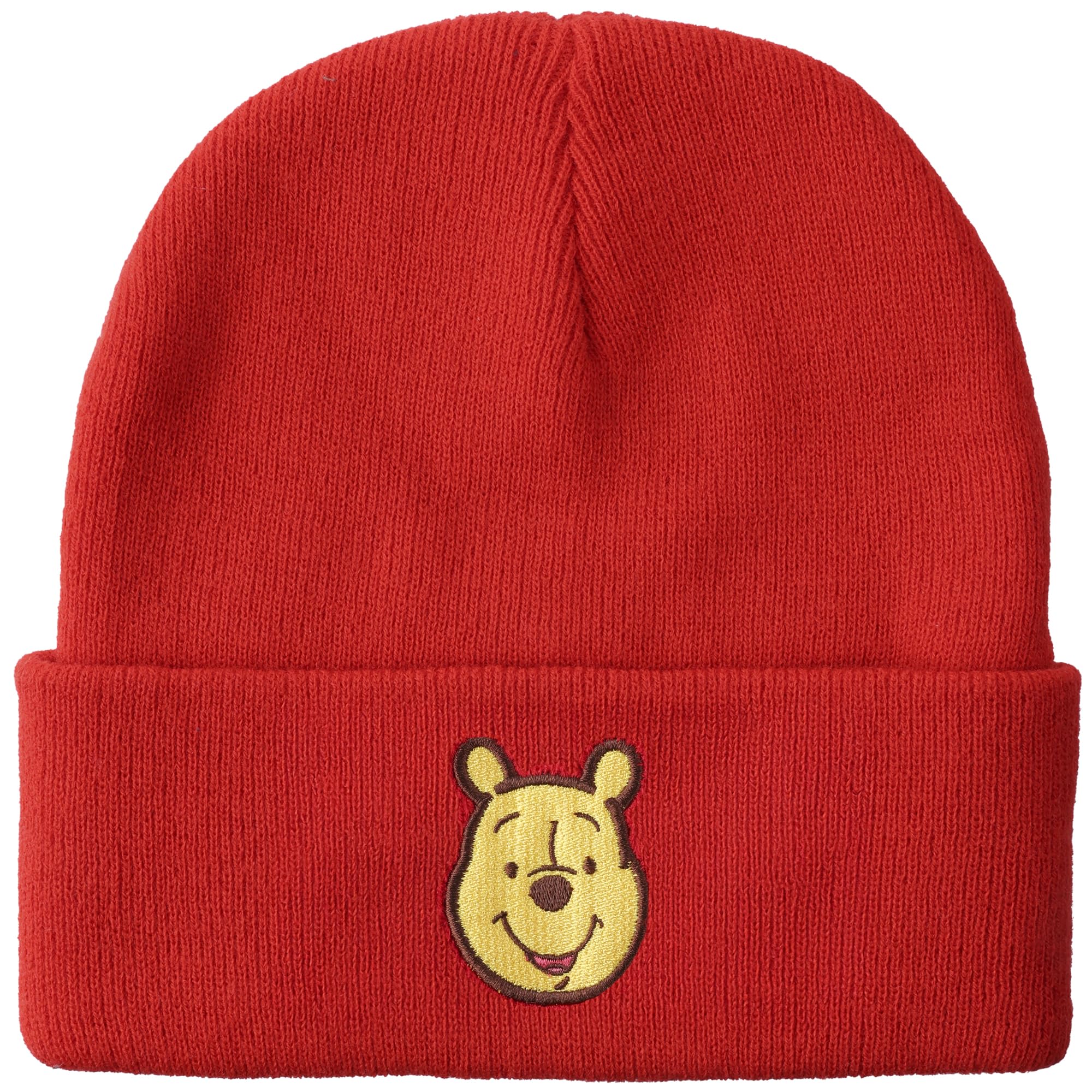 Bioworld Winnie The Pooh Embroidery Acrylic Knit Cuff Beanie