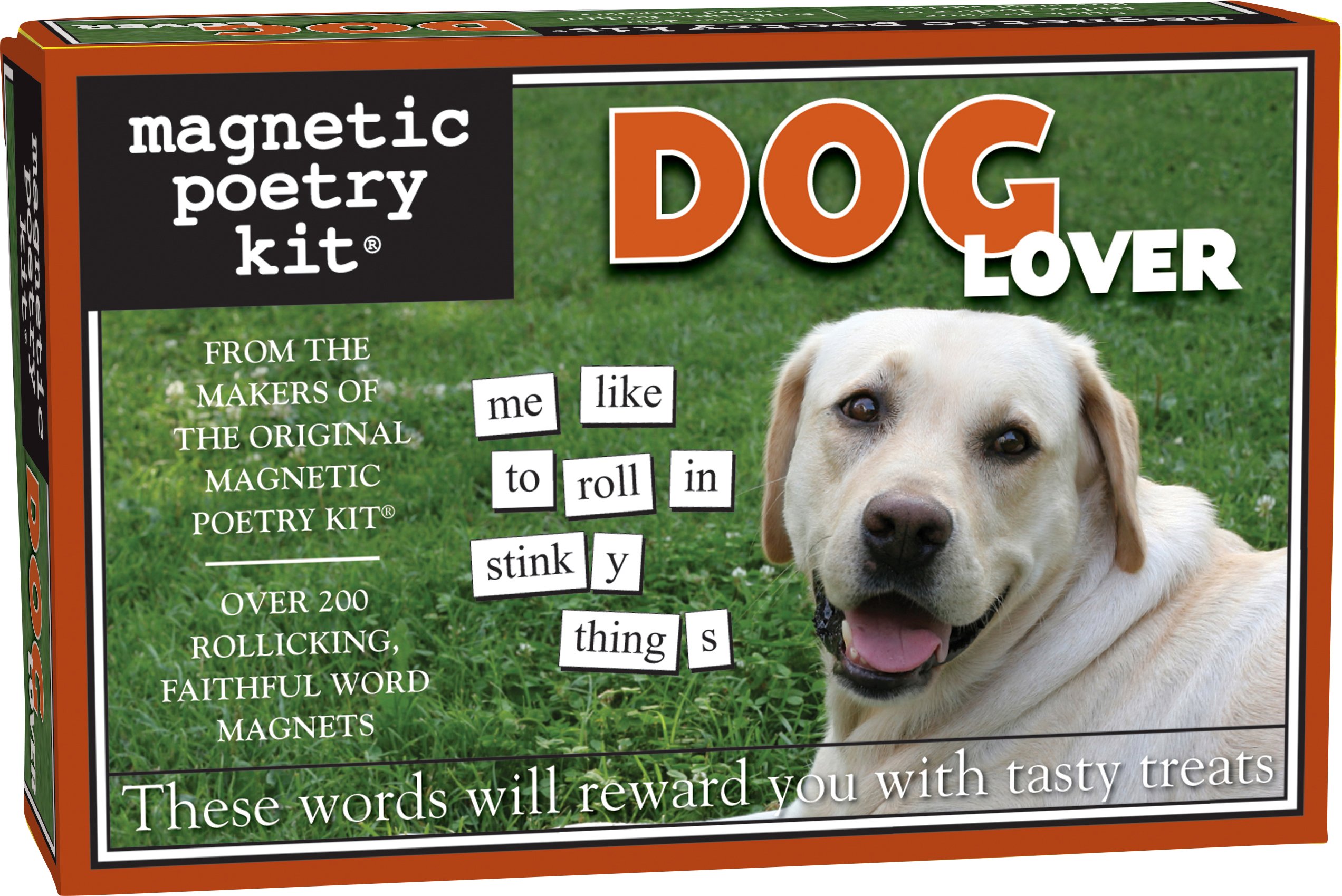 Magnetic Poetry - Dog Lover Kit - Words for Refrigerator - Write Poems and Letters on the Fridge - Made in the USA