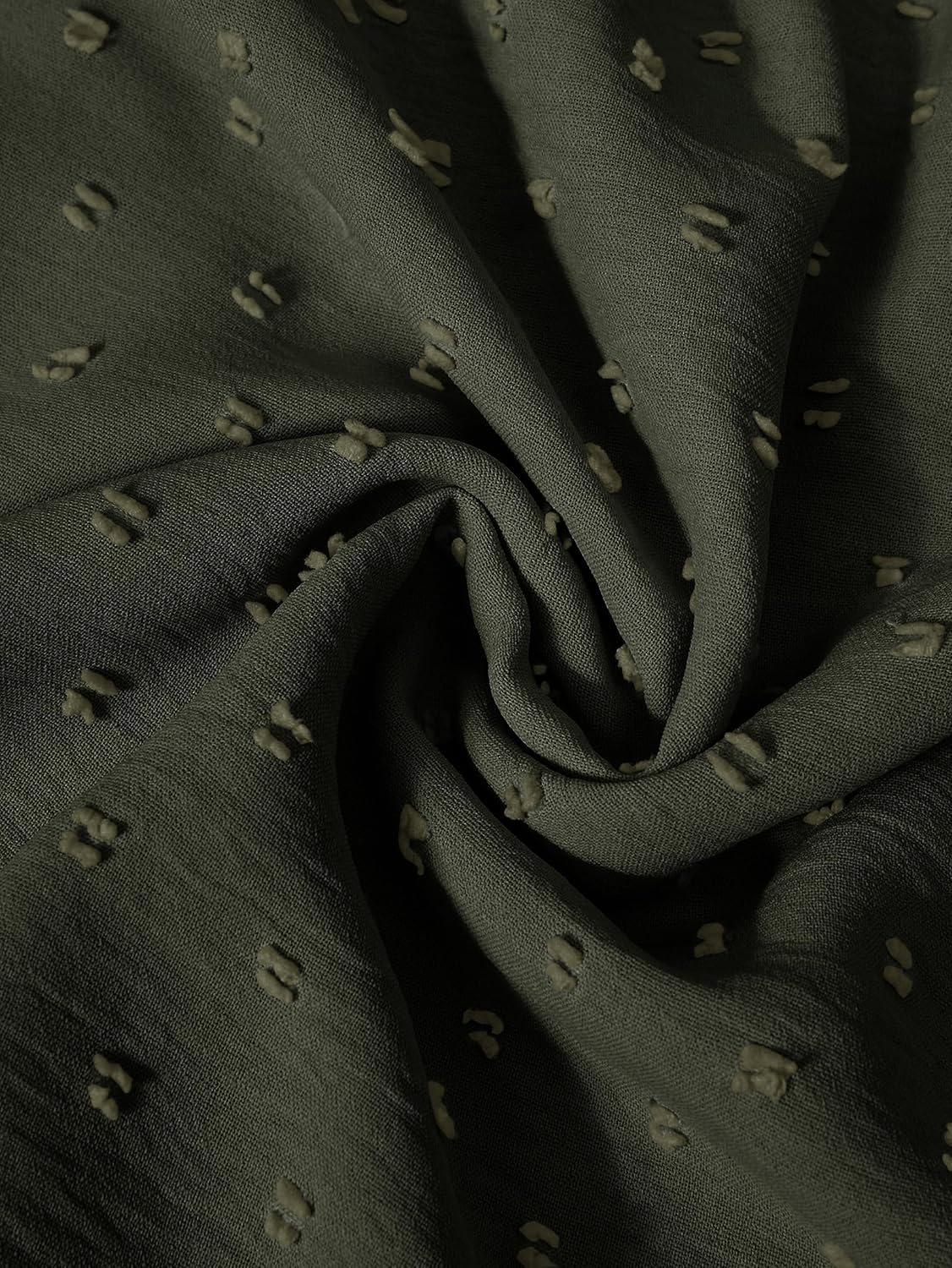 Women Nursing Boho Maxi Dress 2024 V Neck Swiss Dot Smocked High Waisted A-Line Ruffle Tiered Long Dress with Pockets - Image 7