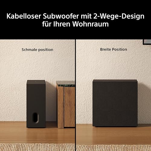 Sony BRAVIA Theatre Sub 8, 300W Wireless Subwoofer for Sound bar/Home Theater Sound System, Compatible with HT-A9M2 / A9000/ A8000/ A7100, SA-SW8, 2026 Model - 5