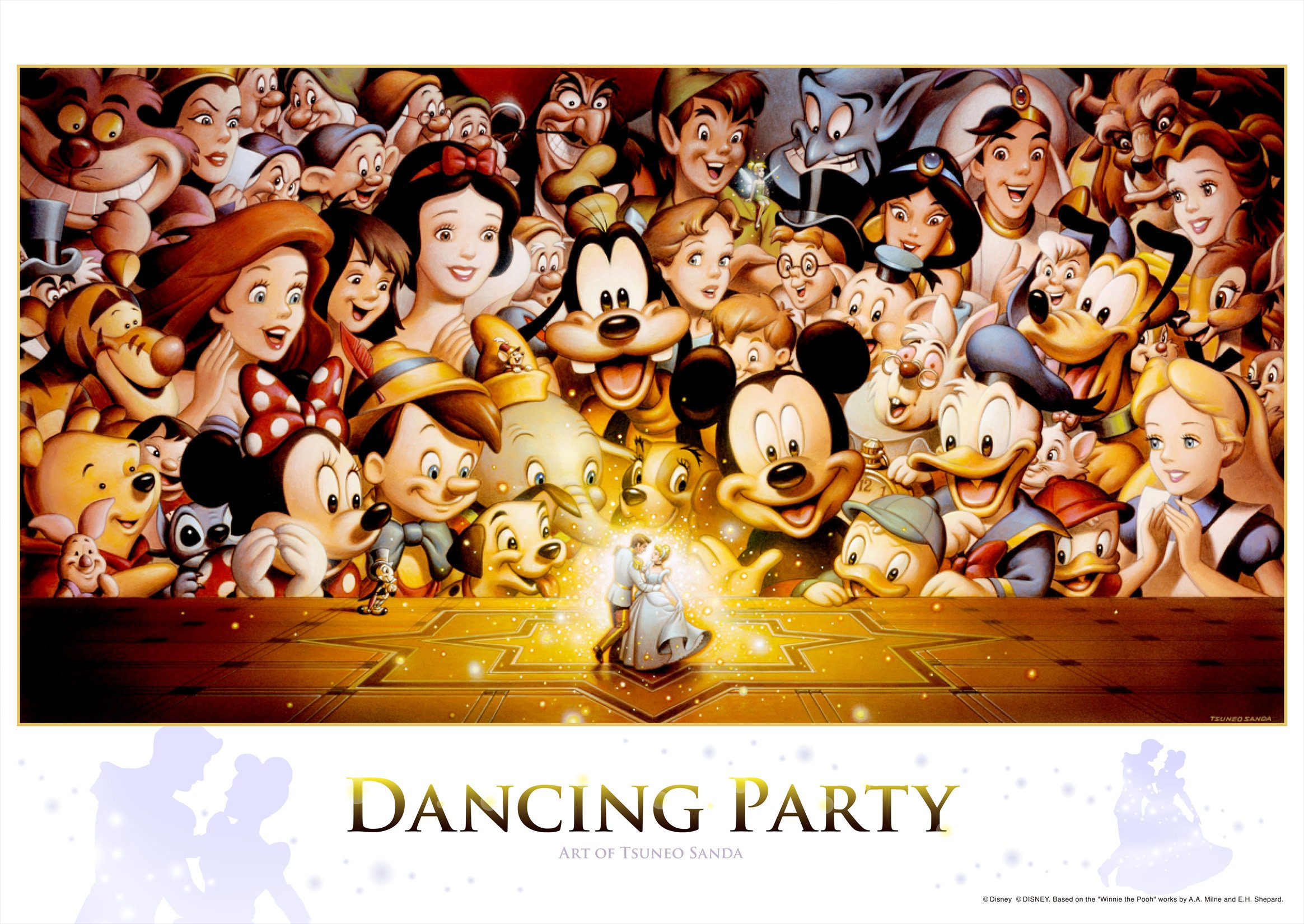 Tenyo(D-284) Disney Dancing Party Jigsaw Puzzle (300 Piece)