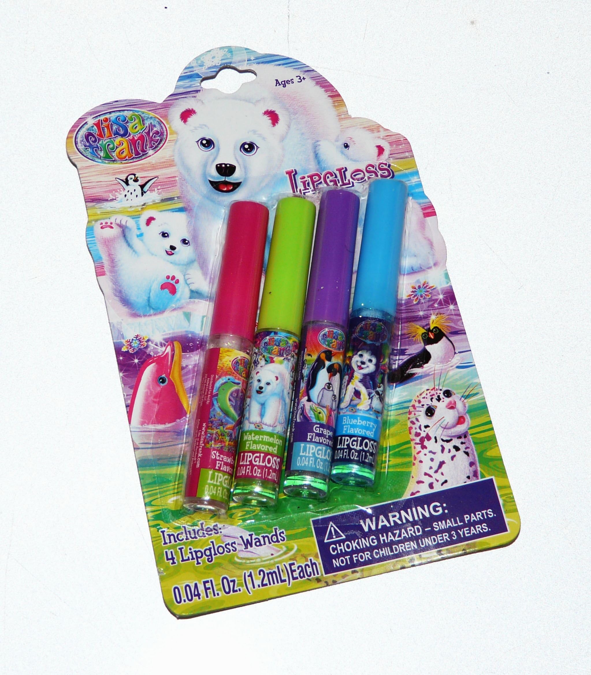 Lisa Frank Lip Gloss - Strawberry, Watermelon, Grape & Blueberry
