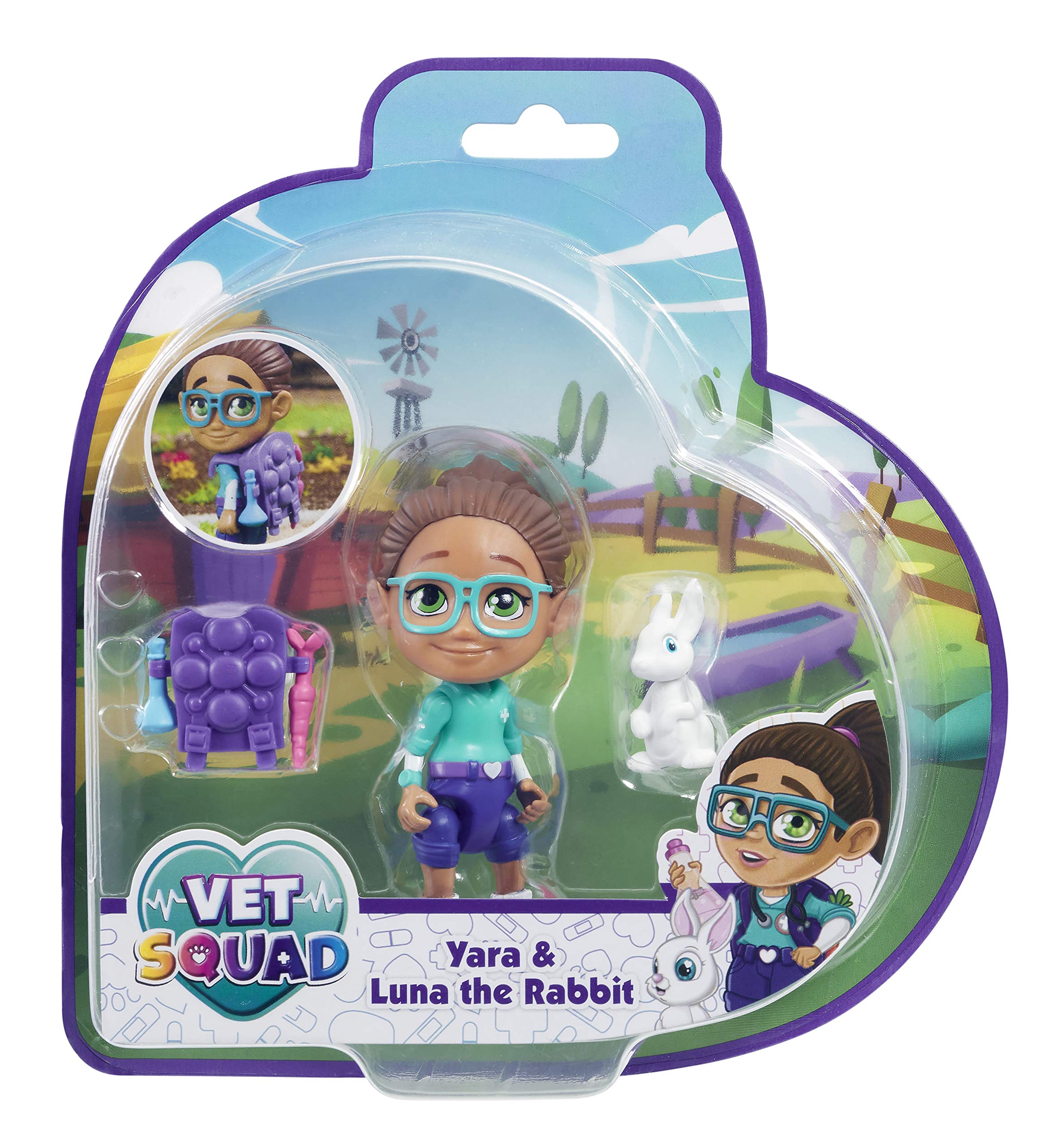 Buy Vet Squad Assortment Yara Luna The Rabbit 3 Inch Articulated Vet 