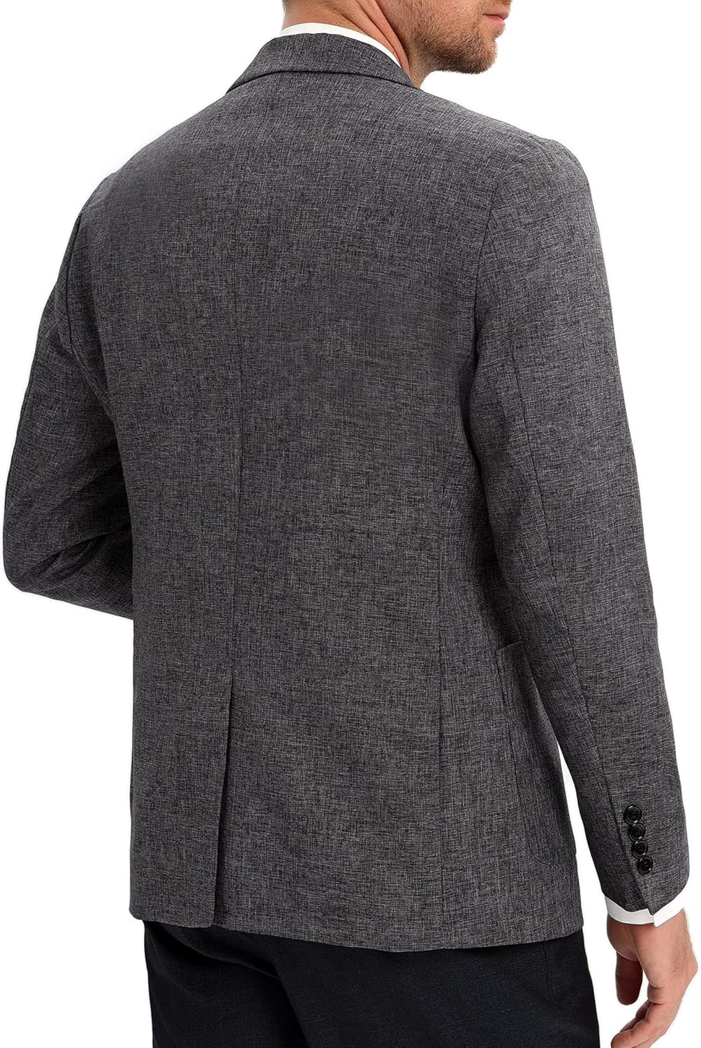 Men's Sport Coats & Blazers Linen Suit Jacket Casual Blazer for Men One Button
