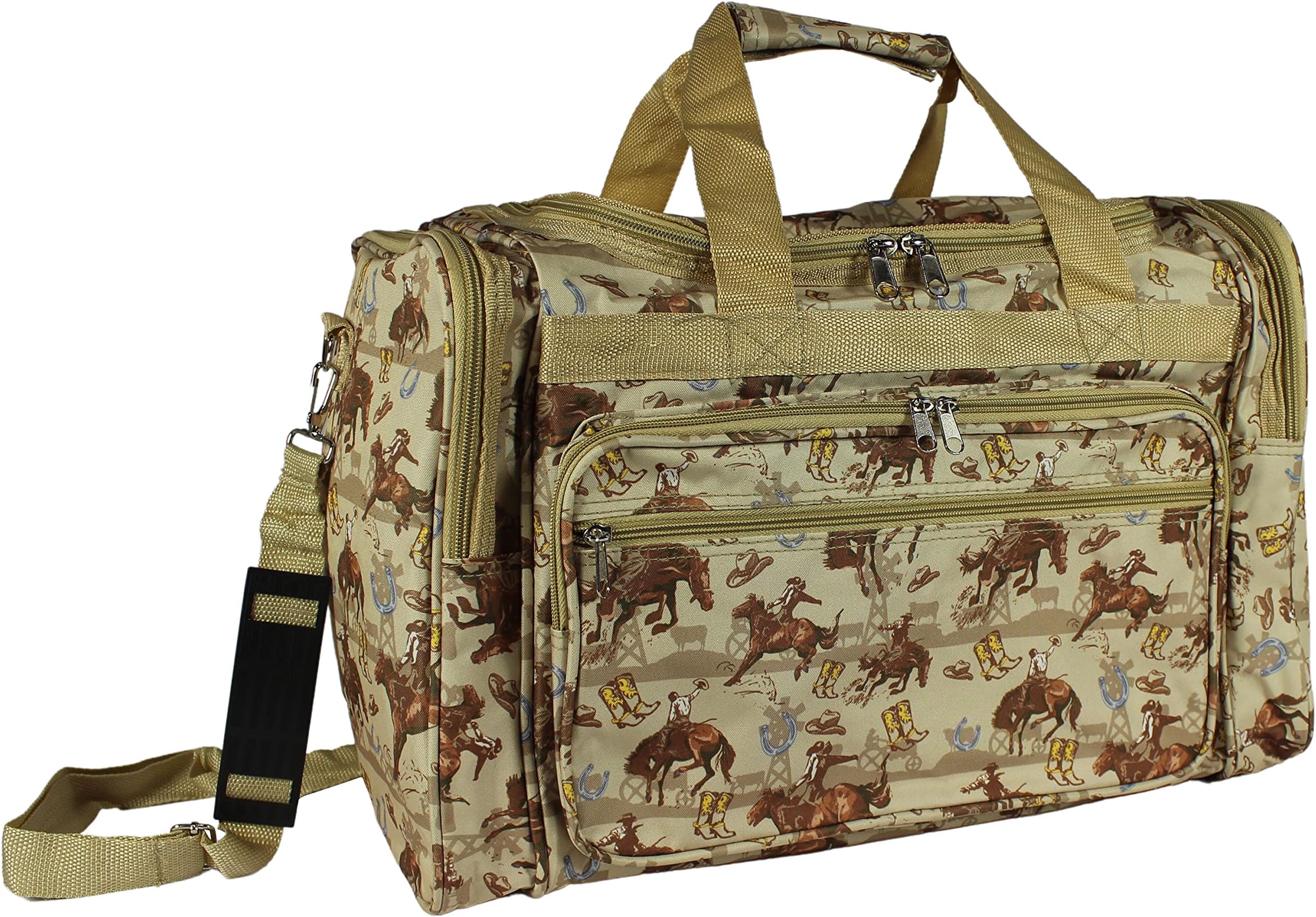 Animal Prints 19-inch Duffel Bag, Wildwest Horse