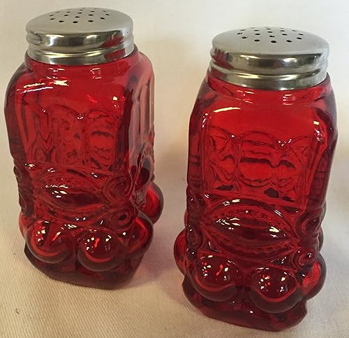 Juego de salero y pimentero - Eyewinker - Mosser USA (rojo)