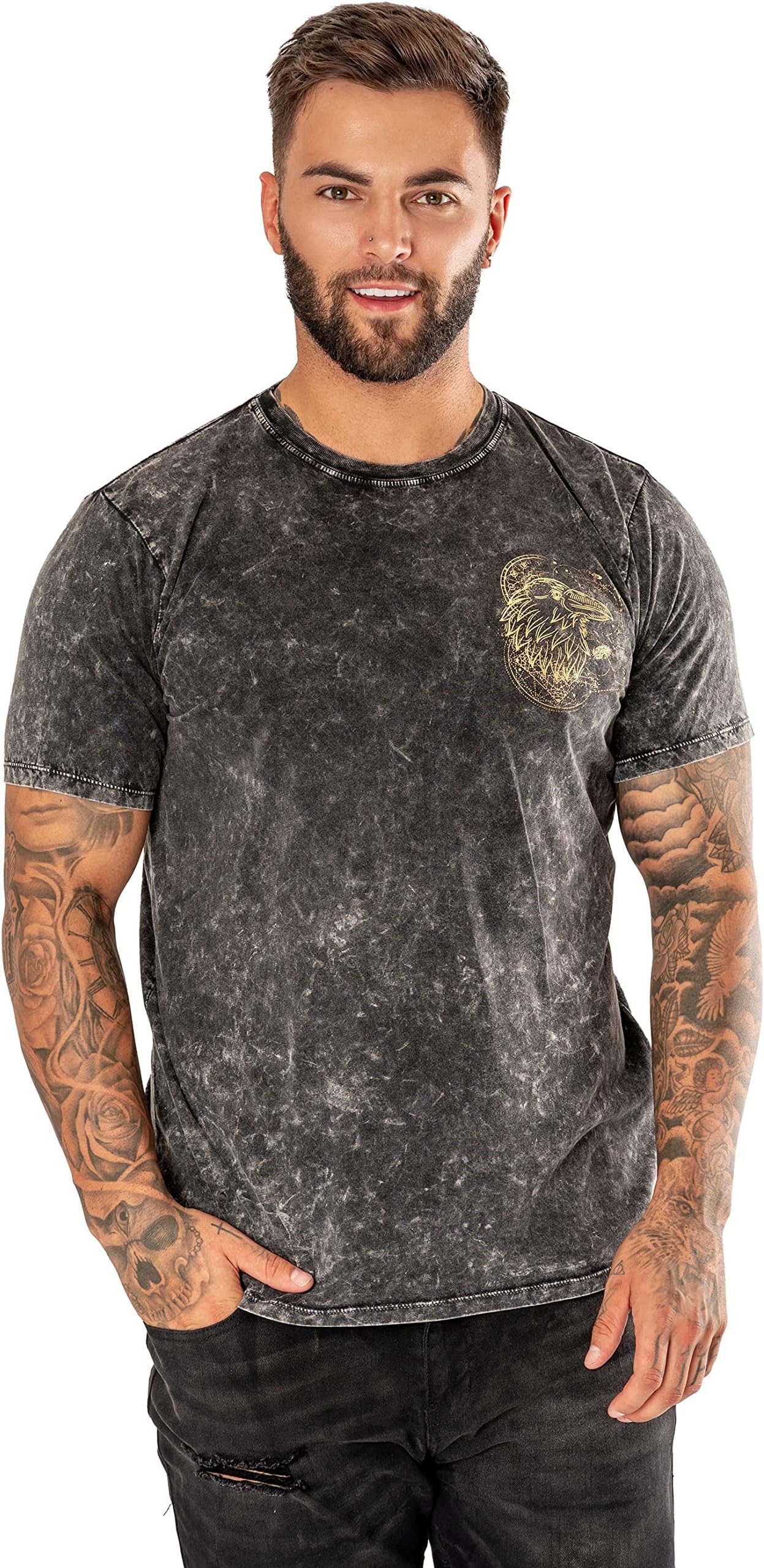 CIDUnisex Ravenclaw Acid Wash Harry Potter Unisex T-shirt T-Shirt