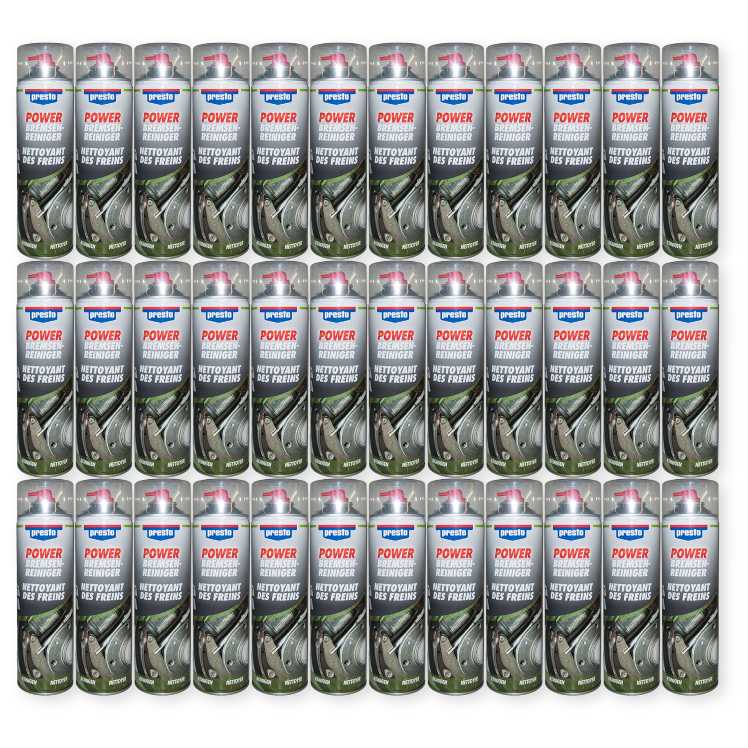 Presto Power 315541 Detergente spray per freni, 500 ml, 36 pezzi