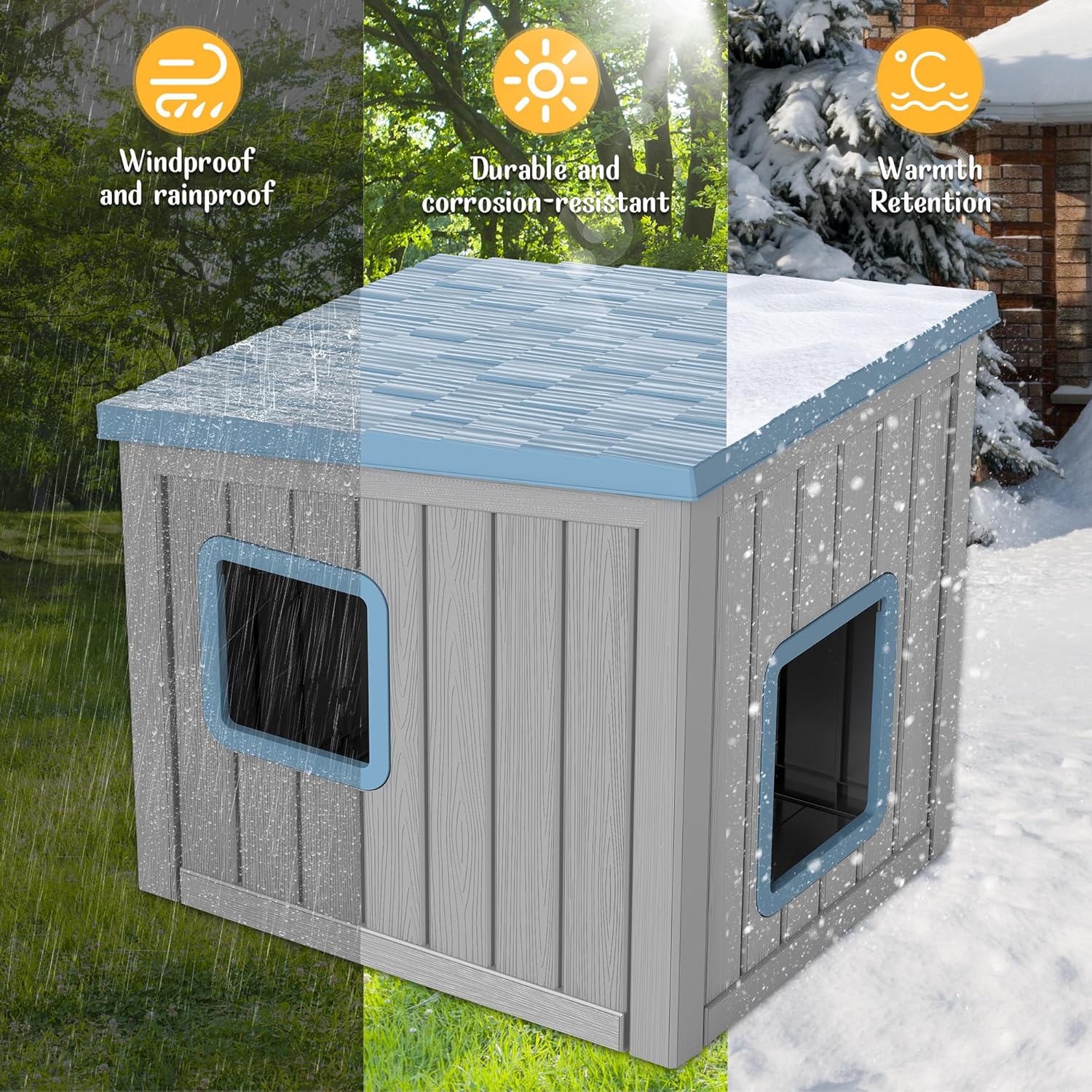 Keep Your Feline Friends Cozy: KAMABOKO Weatherproof Cat Shelter Review