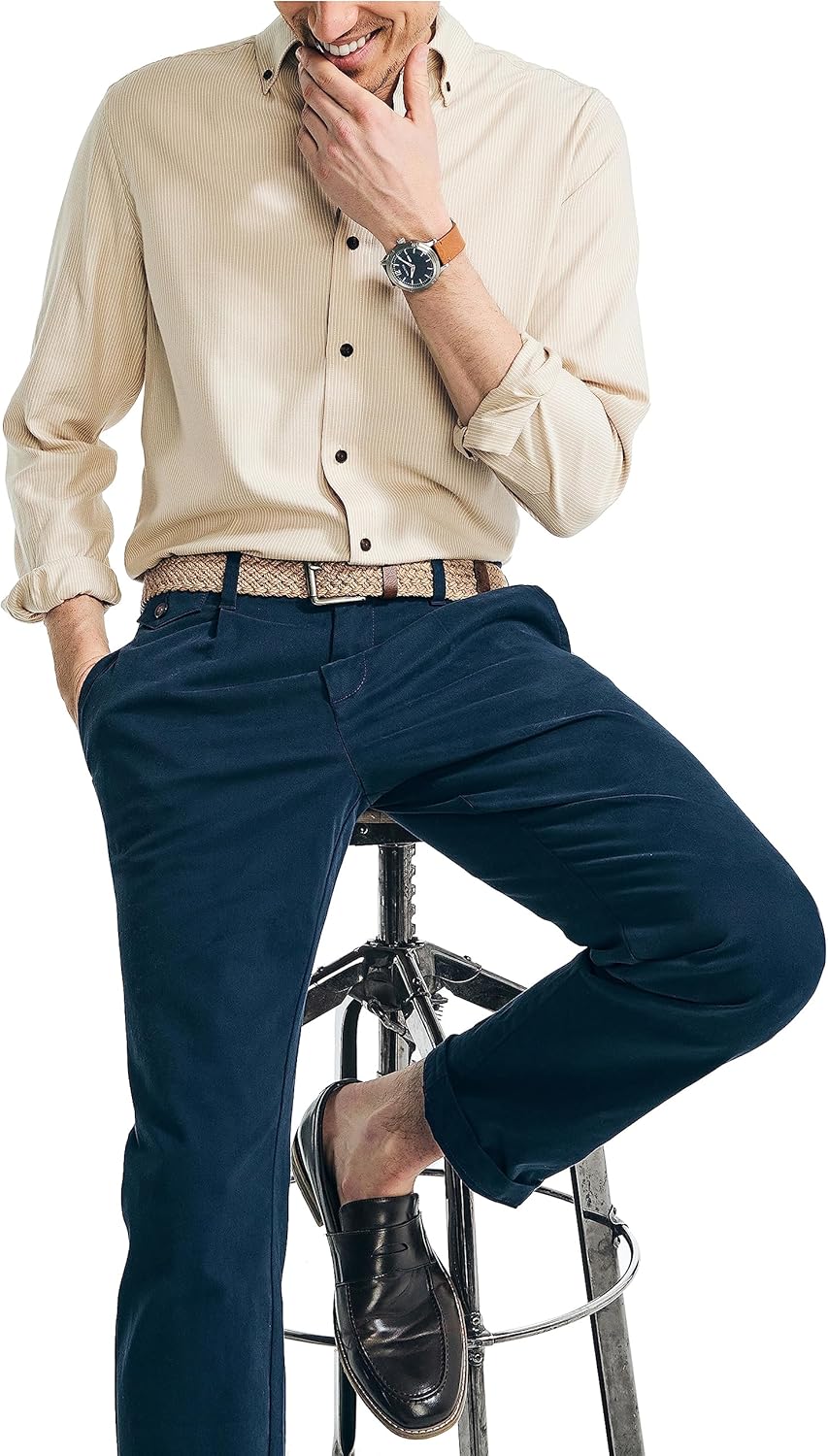 Nautica Mens Nautica Striped Shirt - Image 4