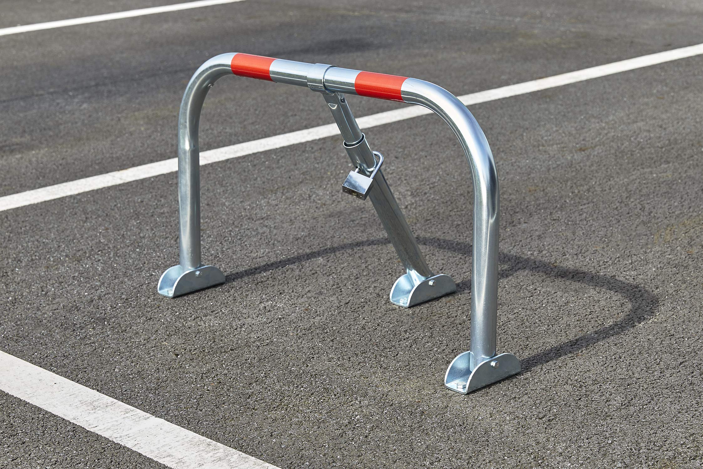 Mottez Barrière Rabattable éco Gris 75.5 cm