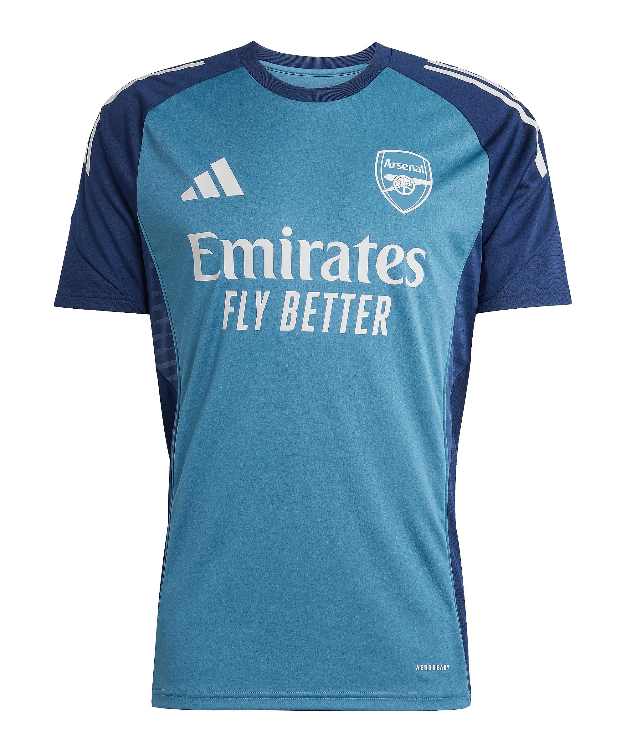 adidas Mens Arsenal Tiro 25 Competition Training Shirt Blue XL