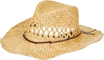 Chapeau Cowboy En Paille Beechfield B735 - Taille Unique, Unisexe, Fait Main, Neuf Avec étiquettes