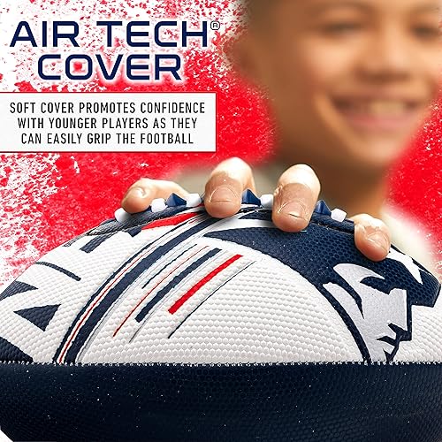 Vista 123 de Franklin Sports - Balones de fútbol americano juveniles de todos los equipos de la NFL, juego de balón infantil pequeño de 8.5 pulgadas + inflador