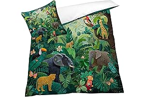 3-Piece Omersa Rainforest Duvet Cover Queen
