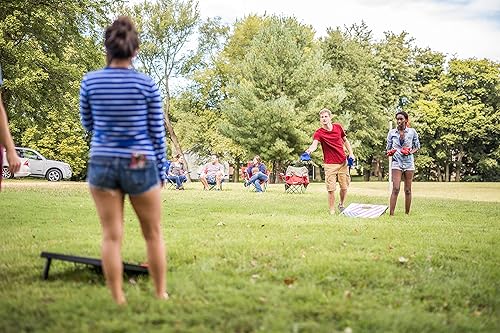 Miniatura 8 de Juegos prémium de 2 x 3 para jugar al cornhole, opciones LED disponibles, 8 bolsas de granos para lanzar y también incluye los tableros de cornhole