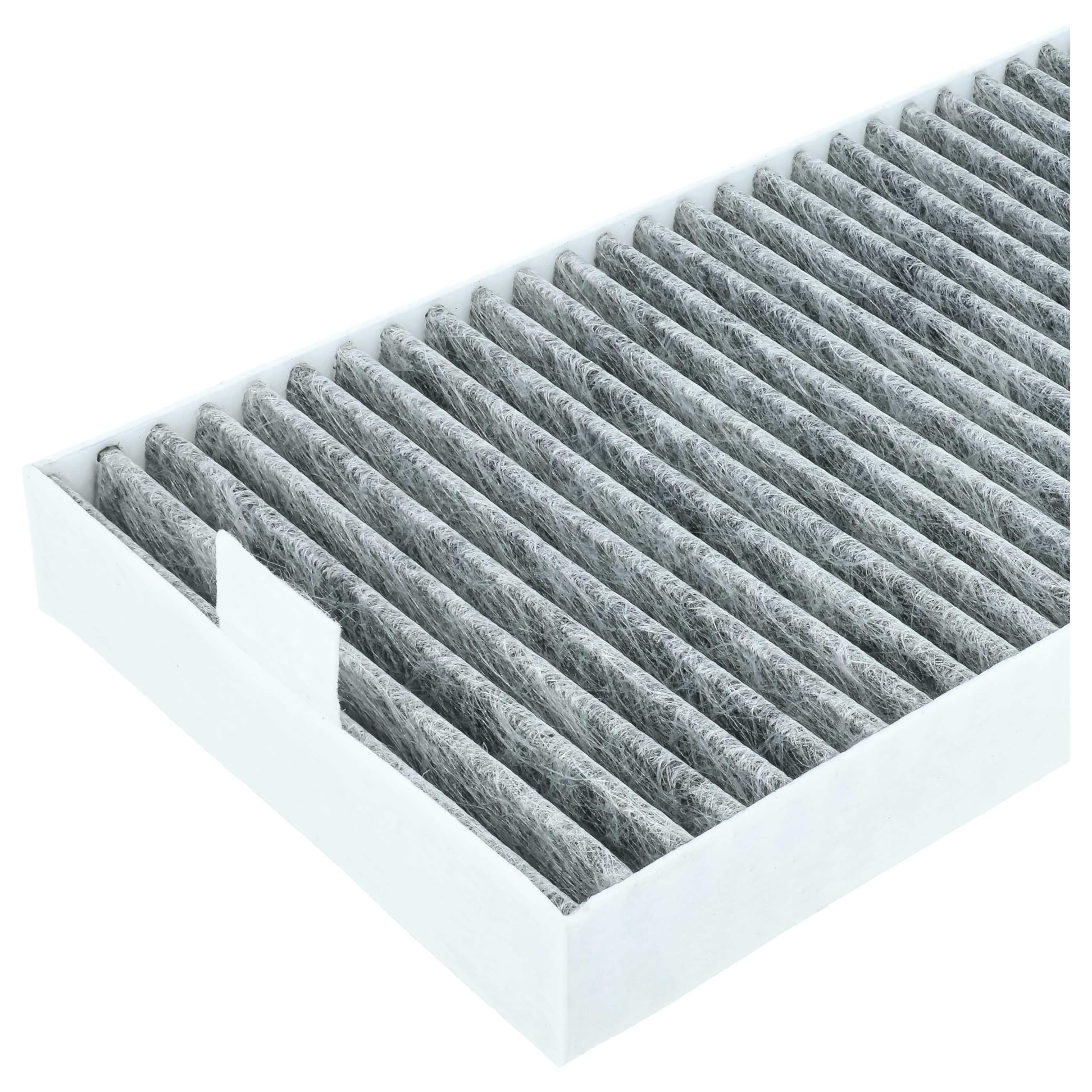 vhbw 4x Filtro a carboni attivi sostituisce Miele DKF 35-S, 12187430 per aspiratori per piano cottura