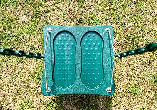 Miniatura 6 de Gorilla Playsets 04-0026 Stand 'N Swing Set de accesorios con cadenas recubiertas verdes