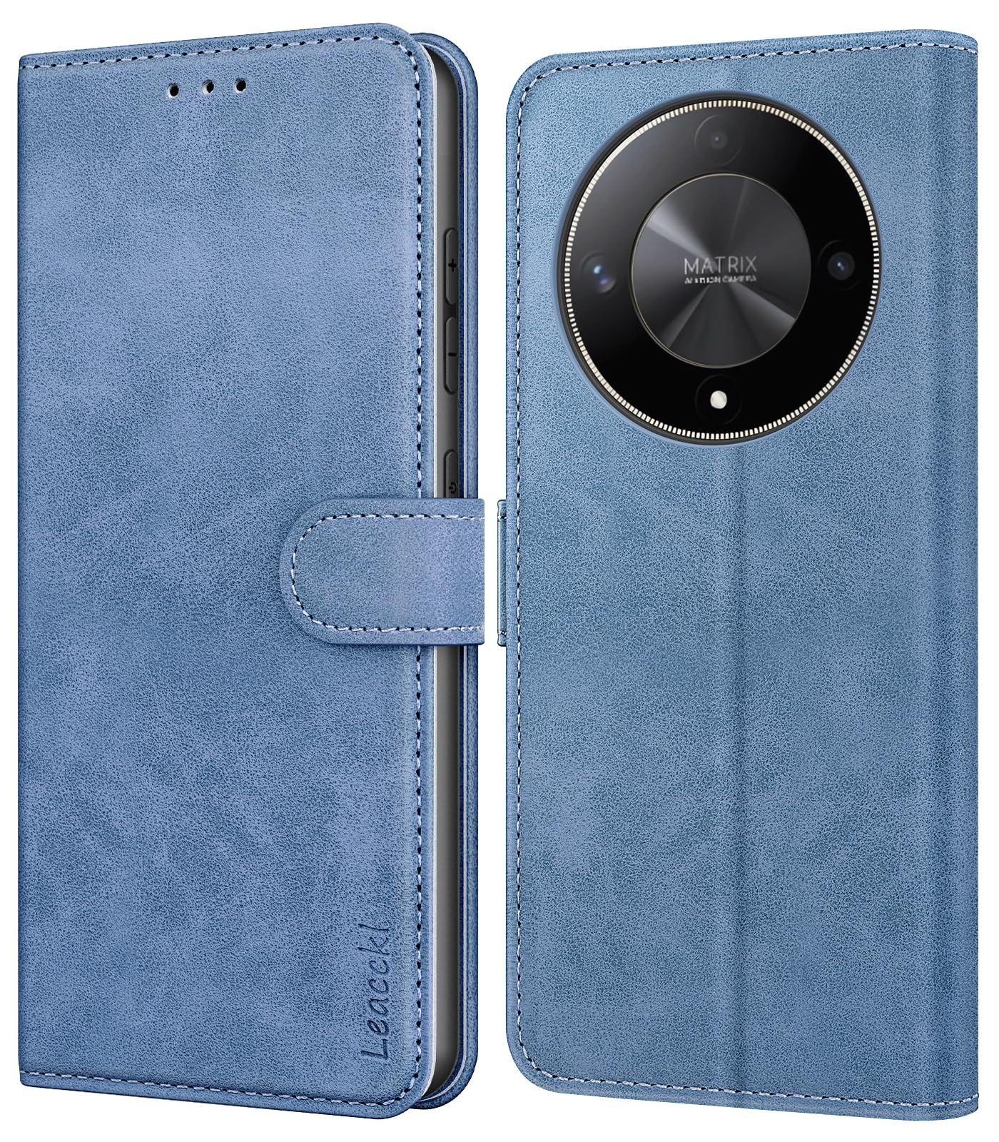 Custodia QLTYPRI A Portafoglio Per IPhone 11, Similpelle Vintage Rossa, Slot Per Carte, Chiusura Magnetica E Funzione Stand