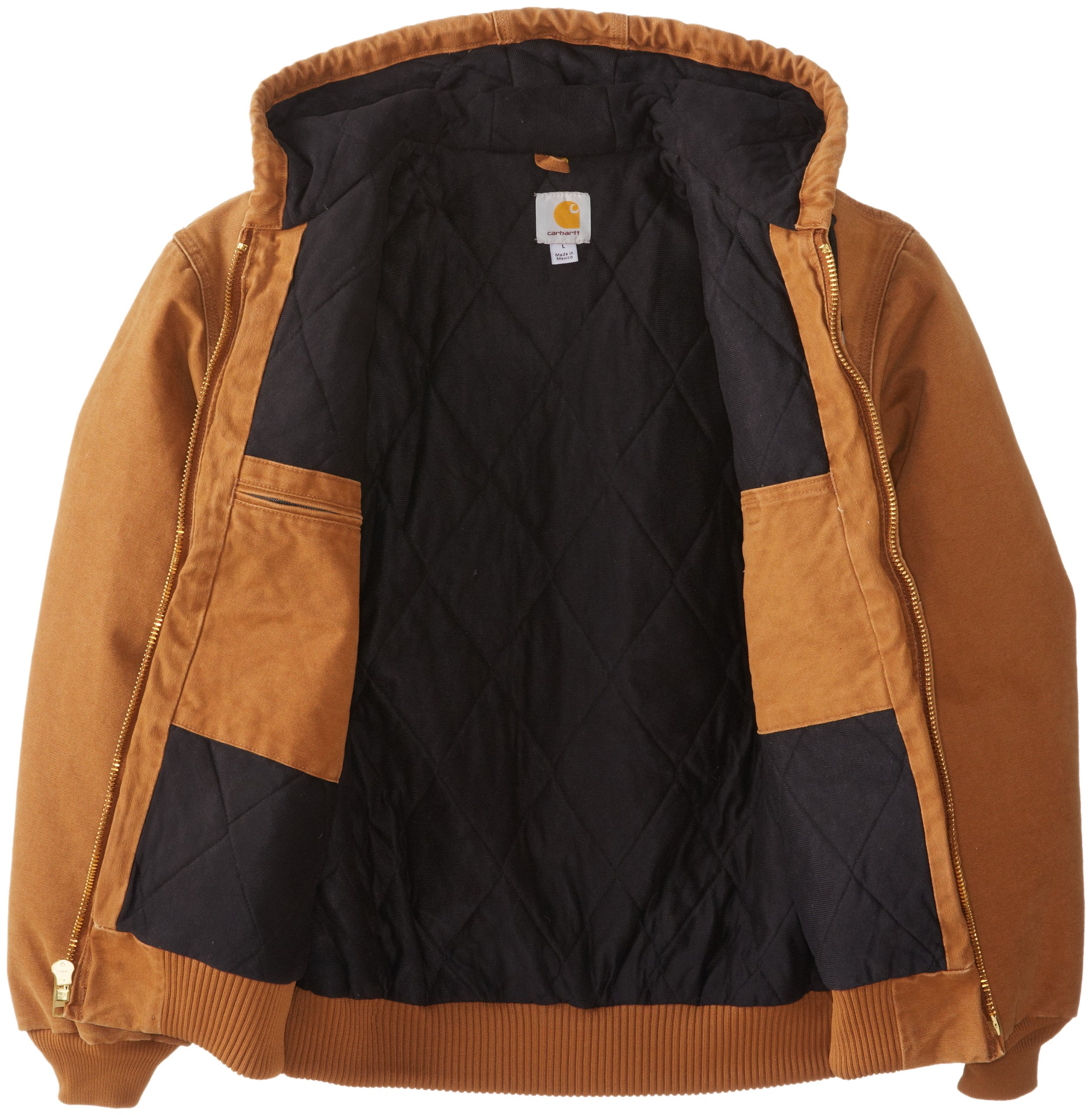 NCAA Tennessee Volunteers Men's Quilted Flannel Lined Sandstone