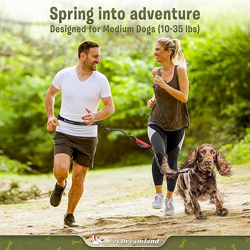 Miniatura 7 de Exquisita correa ajustable manos libres para correr  Correa de cintura para perros caminando razas pequeñas  Correa para correr para perros  Correa