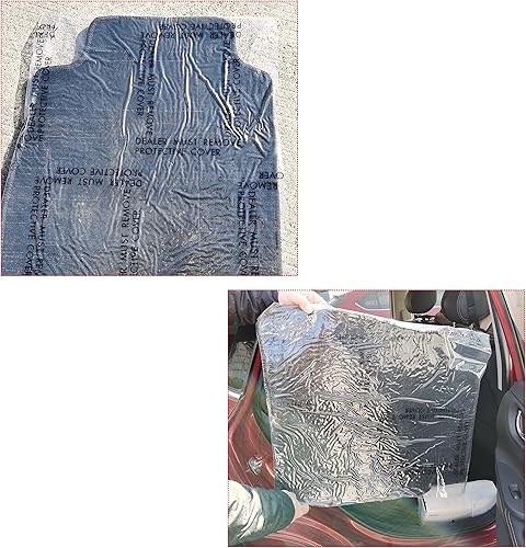 Miniatura 4 de HFS (R - Alfombrilla protectora para piso de automóvil, película protectora para interiores, rollo adhesivo transparente, hoja de cubierta de punto