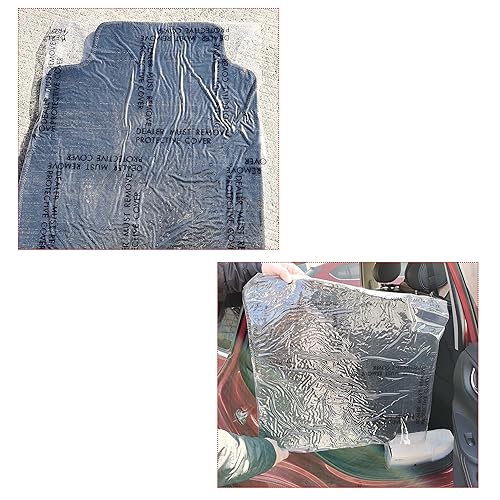 Miniatura 4 de HFS (R) - Tapete de piso de automóvil de 24 x 200 pies, 4 mil, adhesivo transparente, protector de alfombra de automóvil, rollo de película