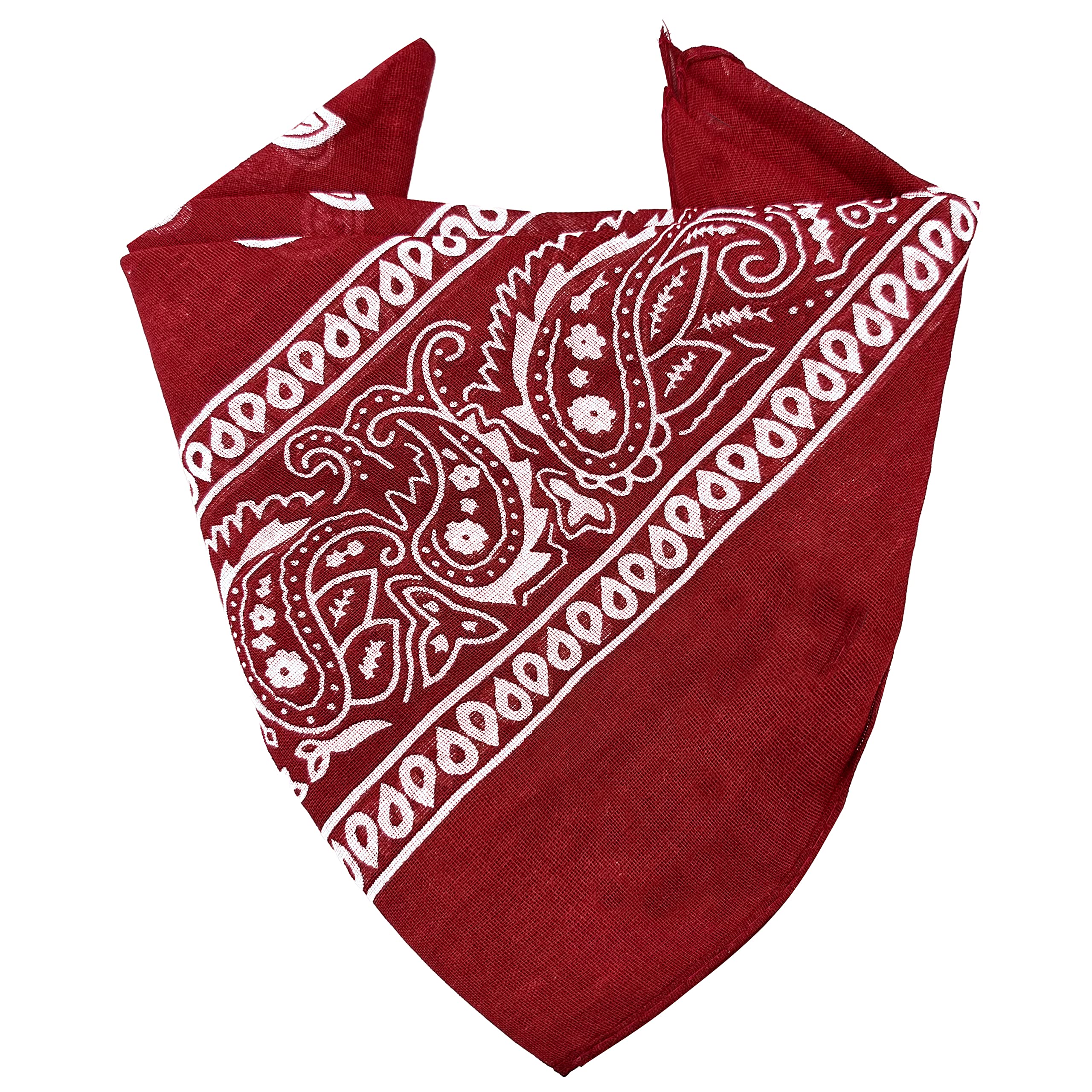 JOPHY & CO. 100% bawełniana bandana zestaw 3/5/10 dla kobiet mężczyzn dzieci unisex unikalne i/lub wzór Paisley COD. A644