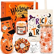 Natonhi 7 Pcs Cute Boo Basket Stuffers Halloween Gifts Box for Women