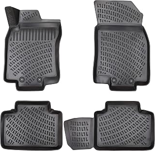 Elmasline Design 3D Rubber Mats Set for Nissan X-Trail (T31) Model Year 2007-2013 | Extra High 2" Edge