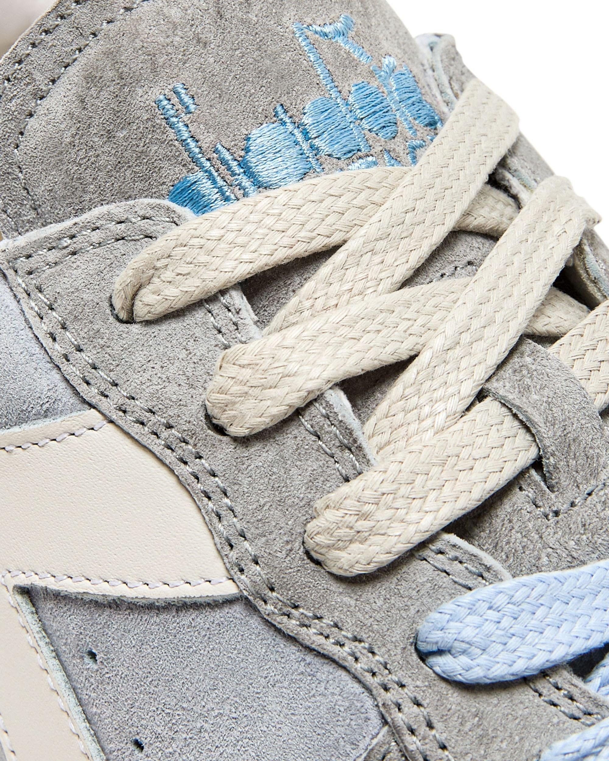 Diadora Heritage Zapatillas Mi Basket Suede Low 180912 Zapatillas Unisex Piel Azul