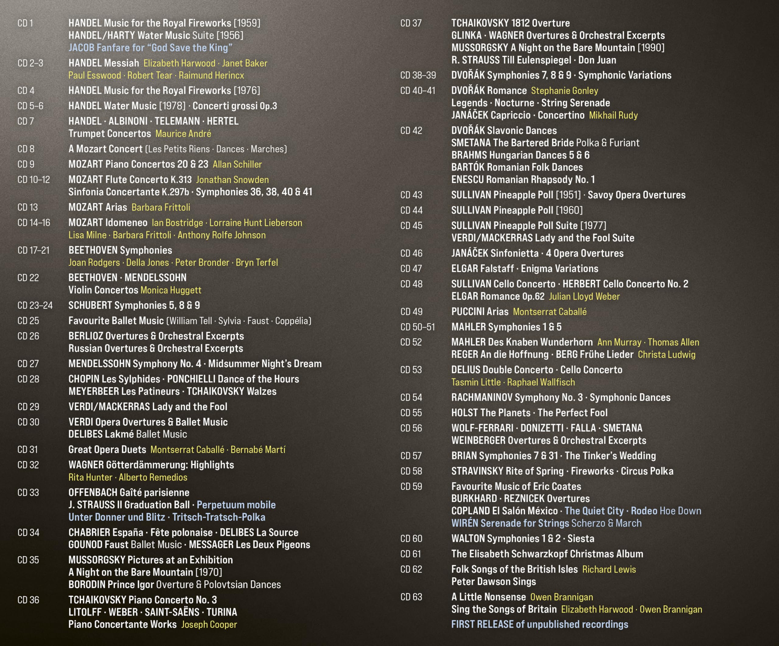 The Complete Warner Classics Édition