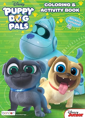 Bendon 42318 Puppy Dog Pals - Libro de actividades de 32 páginas con pegatinas