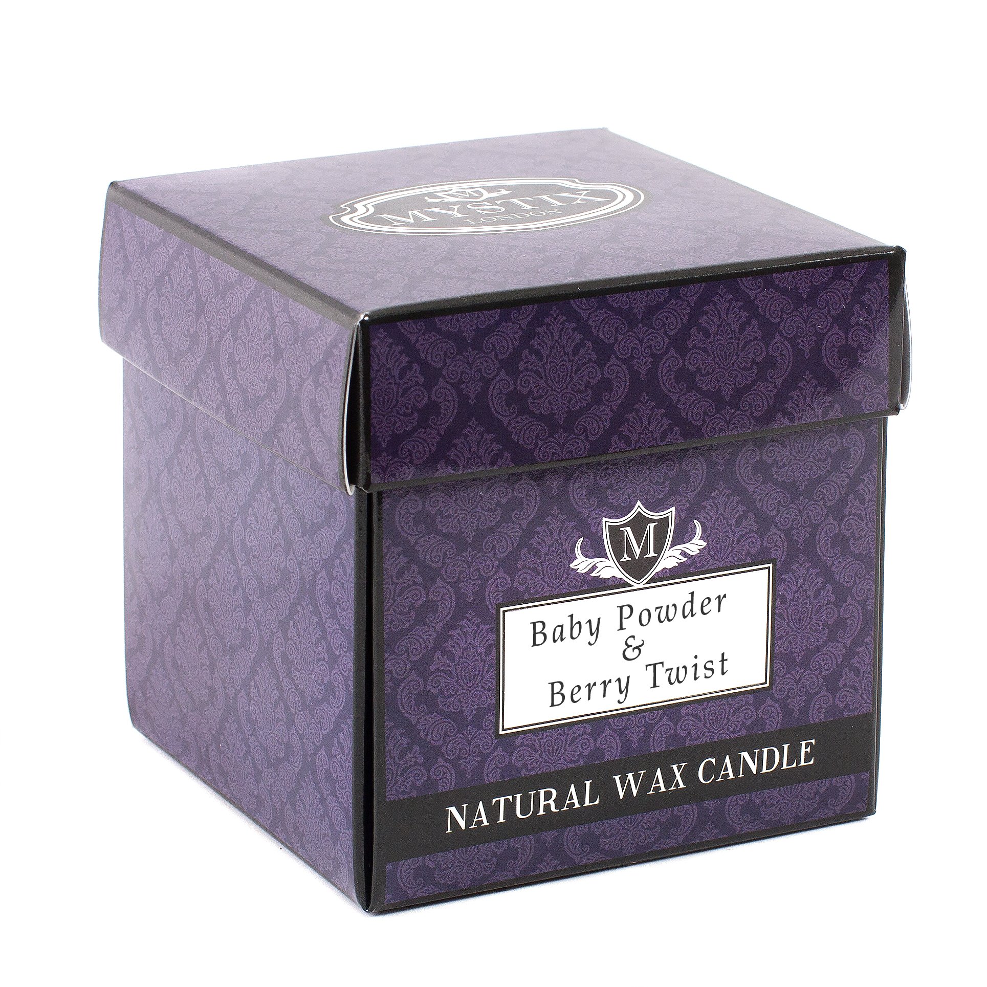 Bougie parfumée Baby Powder élimine odeurs cuisine et maison pot verre