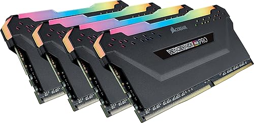 Corsair Vengeance RGB Pro 32GB (4x8GB) DDR4 3200MHz C16 LED Memoria de escritorio - Negro