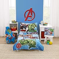 Vista 5 de Marvel The Avengers I Am A Hero - Almohada decorativa azul, verde y roja