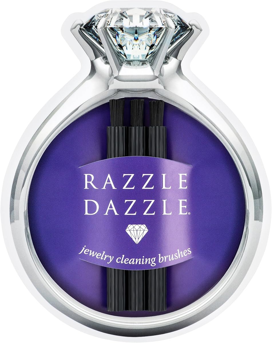 Razzle Dazzle Jewelry Cleaning Brushes, Set of 3