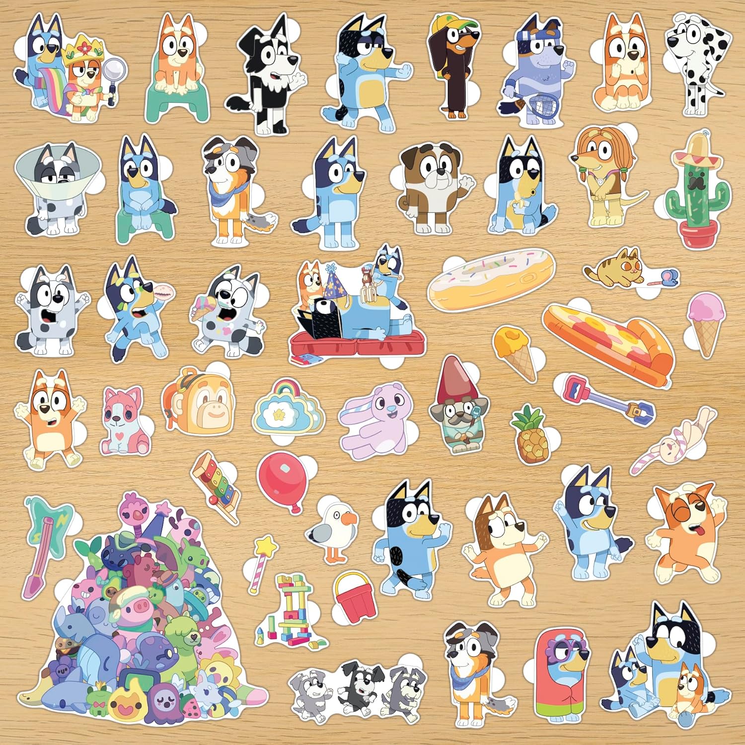 Bluey Decal Variety Pack (100-Pack) Decal Variety Pack - Image 7